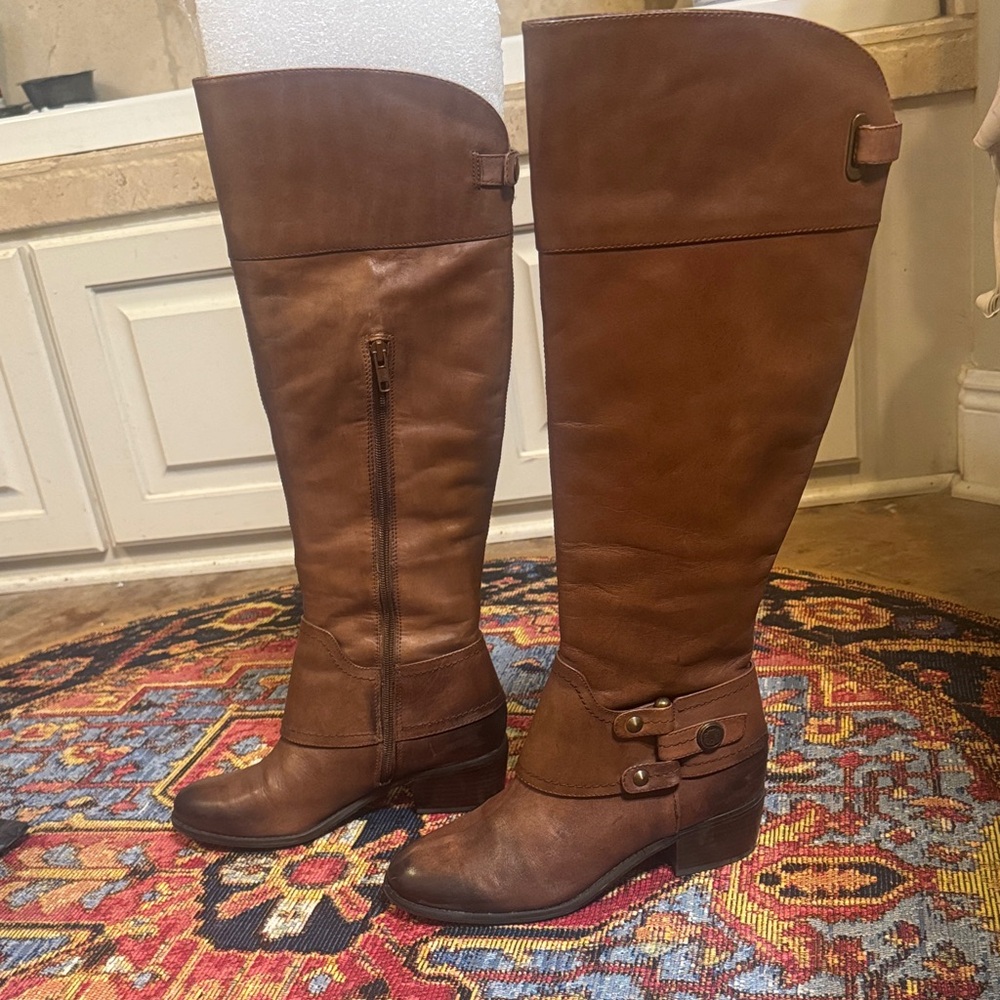 Arturo Chiang Brown Over the Knee Boots